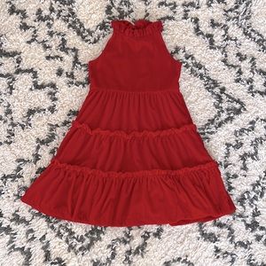 Jane and Jack girls red velvet dress. Size 5. Perfect for Valentine’s Day!